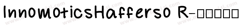 InnomoticsHafferso R字体转换